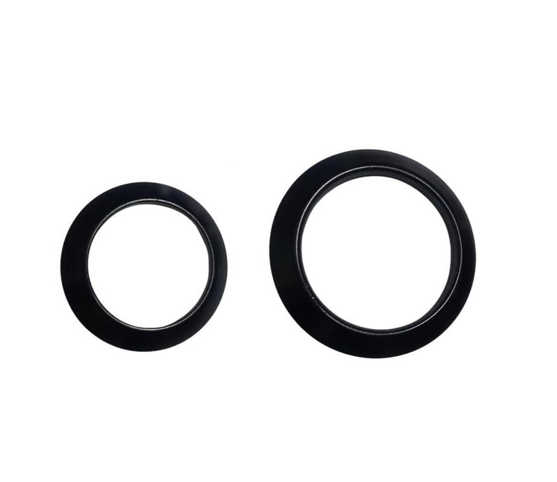 SUN FLASH قطع غيار موقد الغاز O Ring | O Ring مغطاة بالمينا غير لاصقة (1 صغير 70 مم + 1 كبير 80 مم) متوافقة مع جميع العلامات التجارية وما إلى ذلك. موقد الغاز بالإشعال اليدوي - Image 1