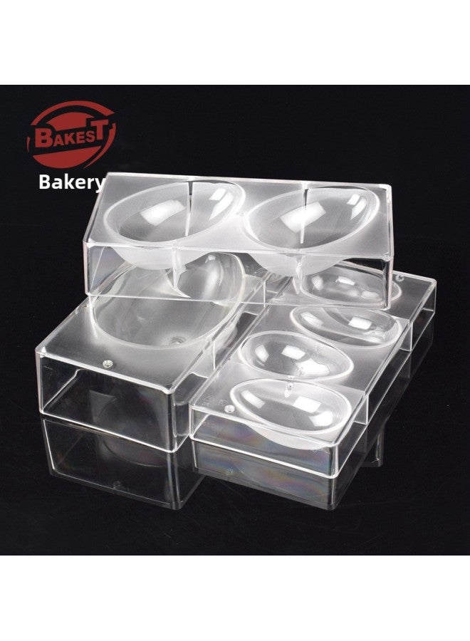 PC Hard Plastic Transparent Three-dimensional Egg-shaped Chocolate Mold Manual DIY Easter Baking Special Mold Wholesale-Color:32 Consecutive Resurrection Egg Glossy Ql1006 - Image 4