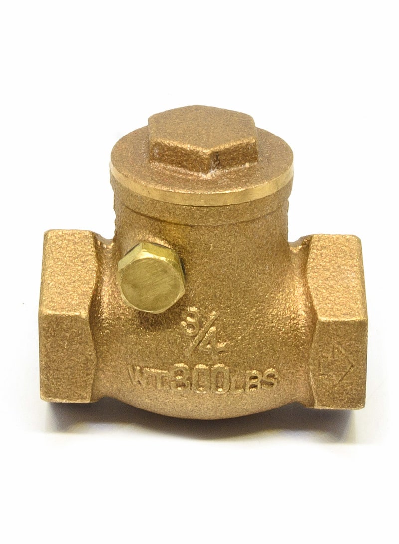 TOHO Bronze Swing Check Valve – Model ST-401 (NPT Threaded) - Image 1