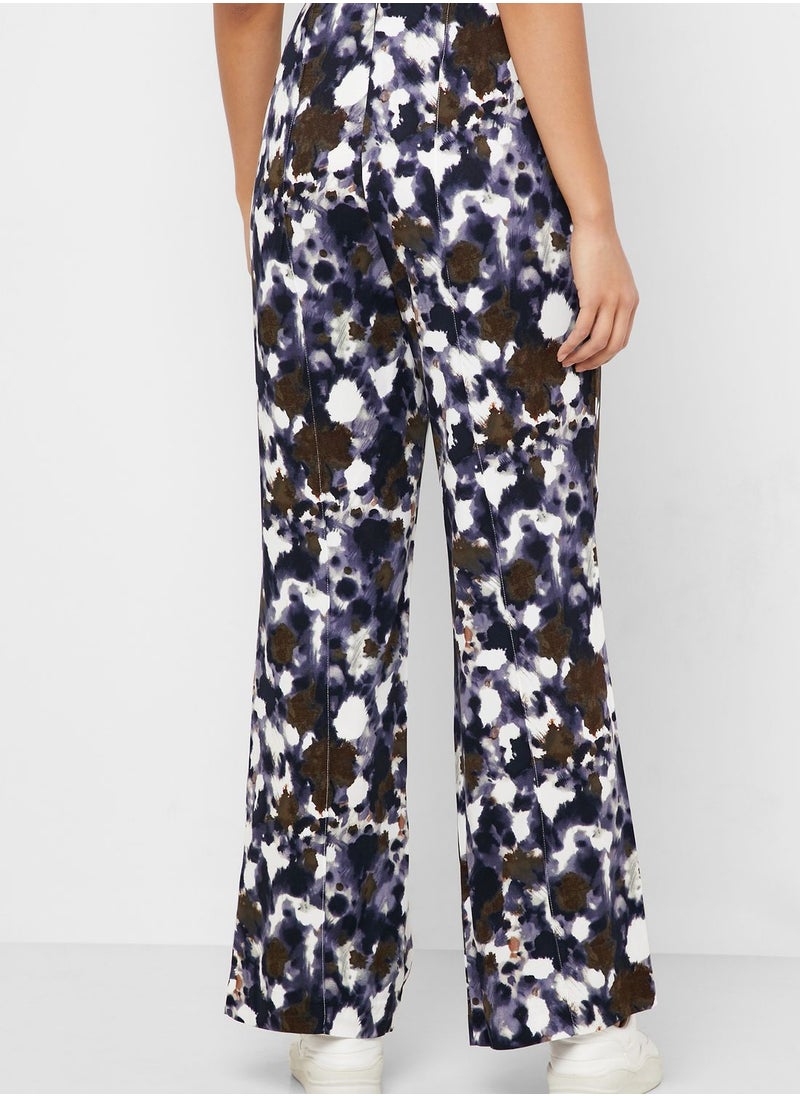 Native Youth Printed Wide Leg Pants  - Image 2
