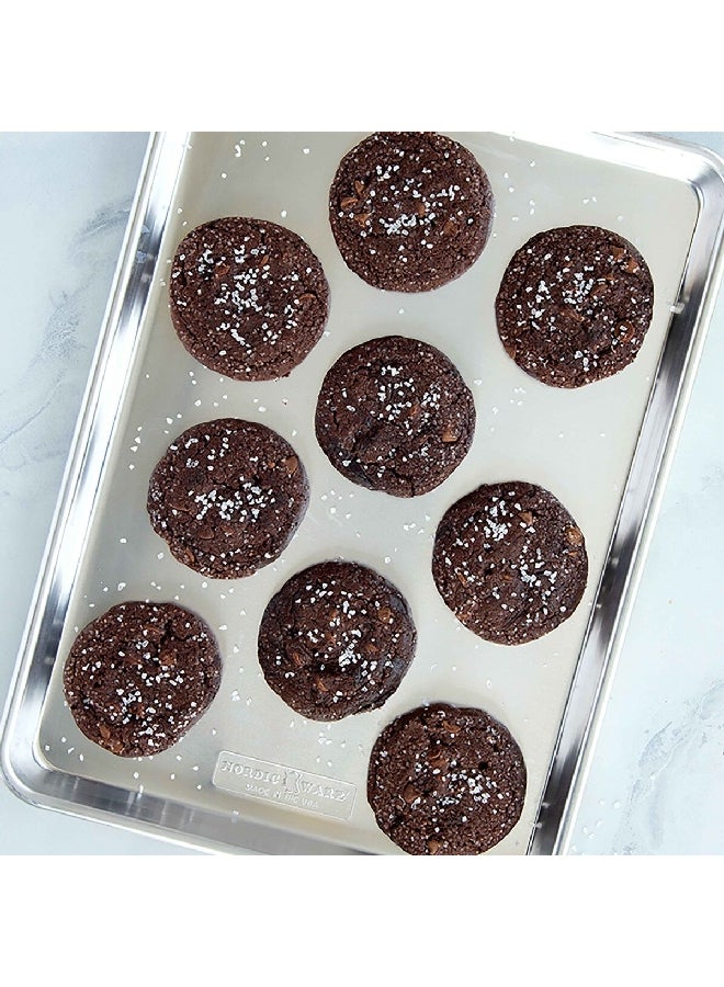 NORDICWARE Naturals Baker's Half Baking Sheet Pan with Lid Silver and Clear 16.25 x 11.25 inch 43103 - Image 3