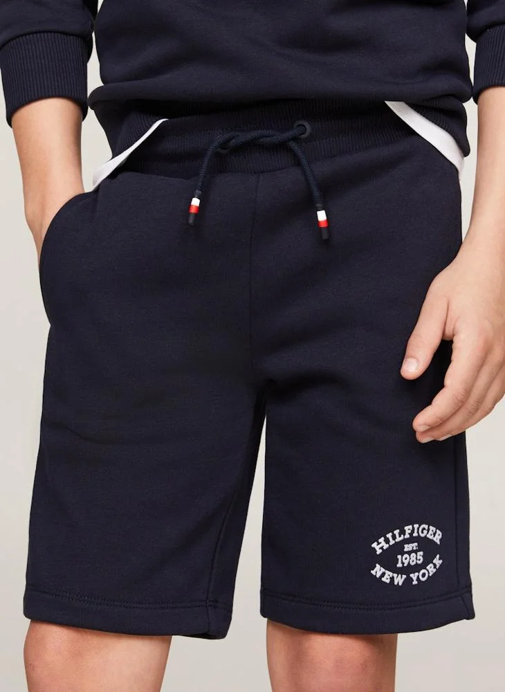 تومي هيلفيغر Youth Drawstring Sweat Shorts