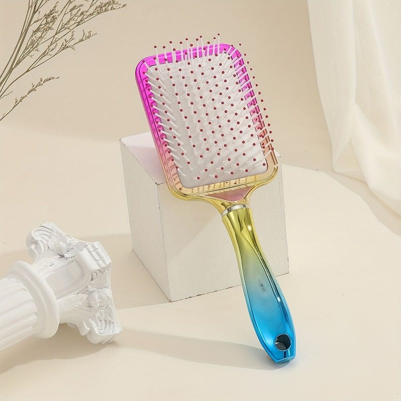 Colorful Large Scalp Massage Hair Comb Paddle Air Cushion Comb For Anti Static Hairdressing Perfect For All Hair Types - Image 2