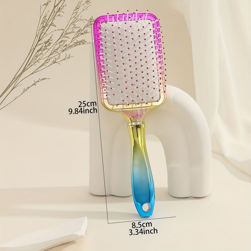 Colorful Large Scalp Massage Hair Comb Paddle Air Cushion Comb For Anti Static Hairdressing Perfect For All Hair Types - Image 4