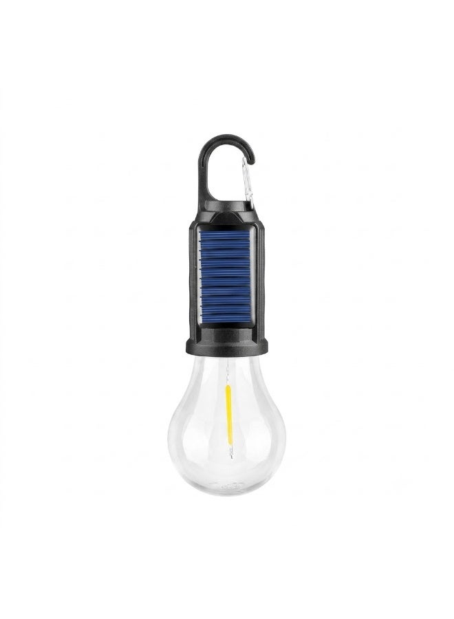 Rechargeable Solar LED Camping Lantern Light Bulb with Hanging Hook and Type-C Charging - Spherical Model - Image 1