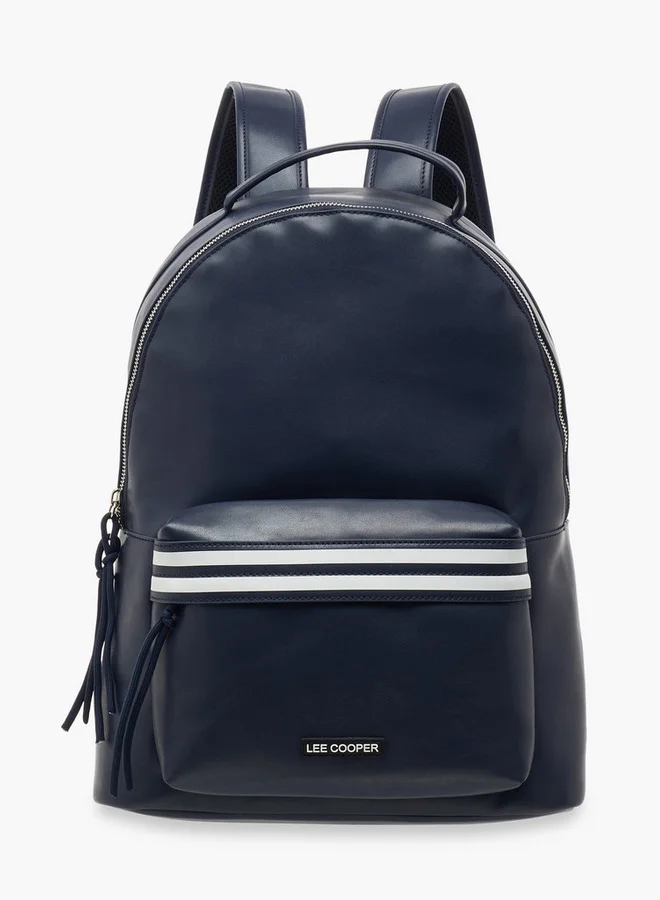 لي كوبر Solid School Backpack with Adjustable Straps and Zip Closure - 32x16x41 cm