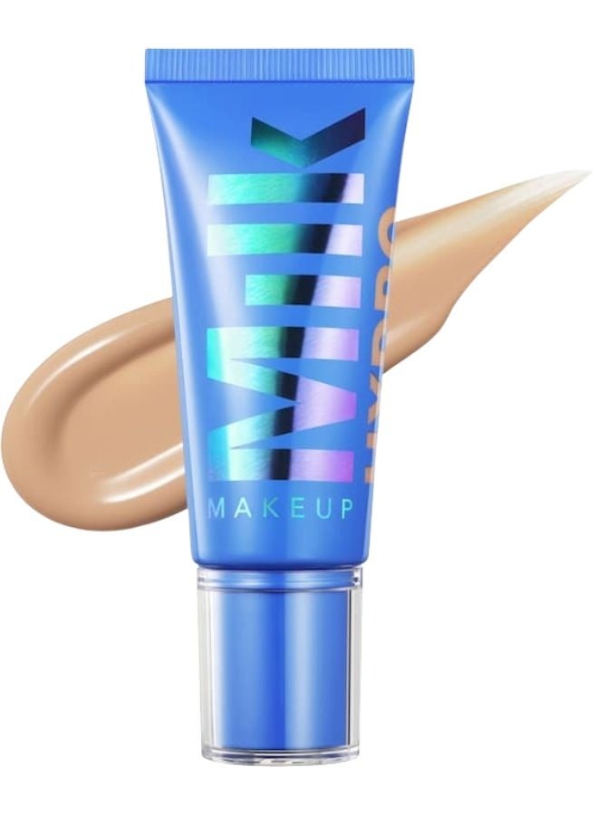 ميلك ميكب ميلك ميك أب هيدرو جريب، جل مرطب للبشرة يدوم 12 ساعة - الدرجة 4 - (فاتح، محايد إلى دافئ) | تغطية قابلة للبناء تدوم طويلاً، لمسة نهائية ندية طبيعية، 35 مل - Image 1