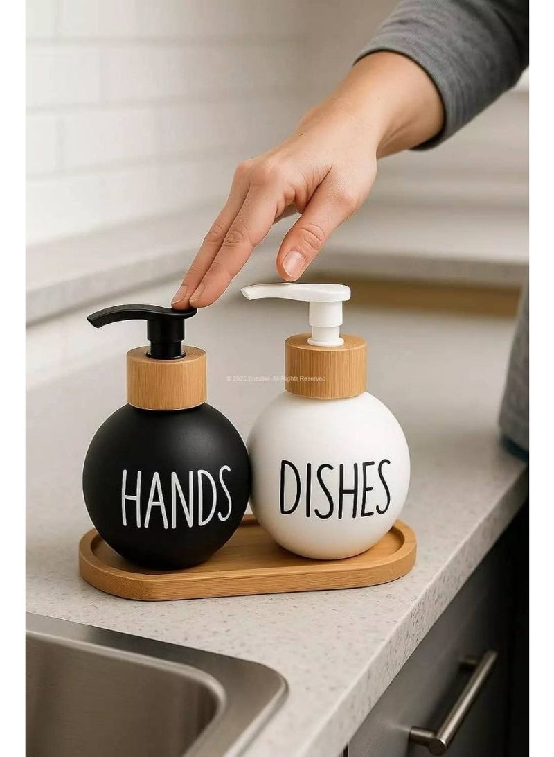Upgrade your kitchen or bathroom organization with this sleek and modern Liquid Dispenser, designed for ultimate convenience and style. Featuring an easy-to-press pump that dispenses the perfect amount of soap, lotion, or sanitizer in a single touch, it helps eliminate waste and keeps your countertops mess-free. Crafted from durable, rust-resistant materials, this stylish dispenser delivers the perfect blend of functionality and elegance for any home. - Image 3