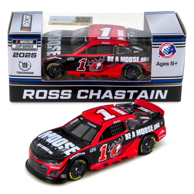 Lionel Racing Ross Chastain 2025 Moose Fraternity Standard ARC Diecast Car 164 Scale - Image 3