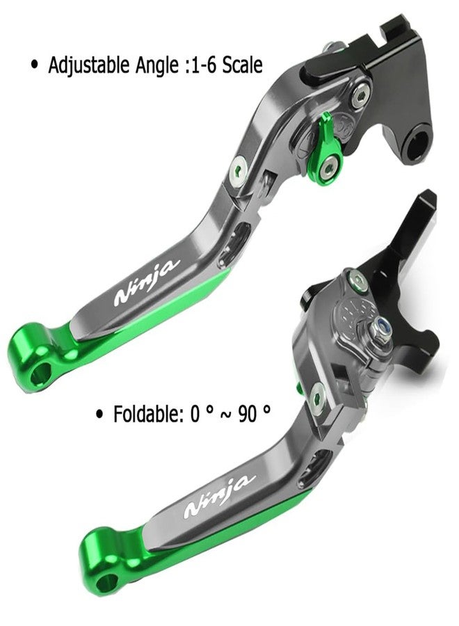 FREAXLL ZX6R ZX10R 2007-2016 Motocycle Brake Clutch Levers Set Foldable Extendable for K.awasaki Ninja ZX-6R ZX-10R Z1000 ZX636R ZX6RR Z1000SX Z750R NINJA1000 Tourer - Green - Image 4