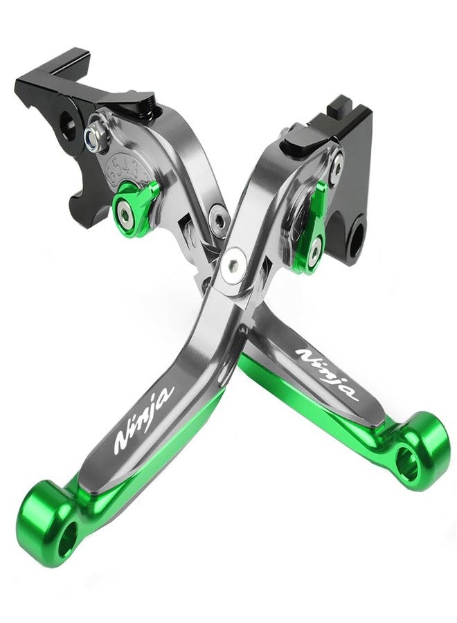 FREAXLL ZX6R ZX10R 2007-2016 Motocycle Brake Clutch Levers Set Foldable Extendable for K.awasaki Ninja ZX-6R ZX-10R Z1000 ZX636R ZX6RR Z1000SX Z750R NINJA1000 Tourer - Green - Image 3