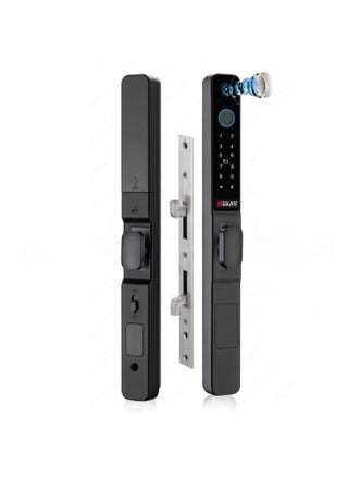 Golens X54 Luxury Smart Door Lock Digital Door Lock Long Handle Waterproof 5Way Unlock Camera Mobile App Fingerprint PIN OTP RFID Card and Manual Key Access Black - pzsku/Z06C192F9316486F7FE80Z/45/1746618133/360e1c91-27a6-4684-992d-0d48235fc089