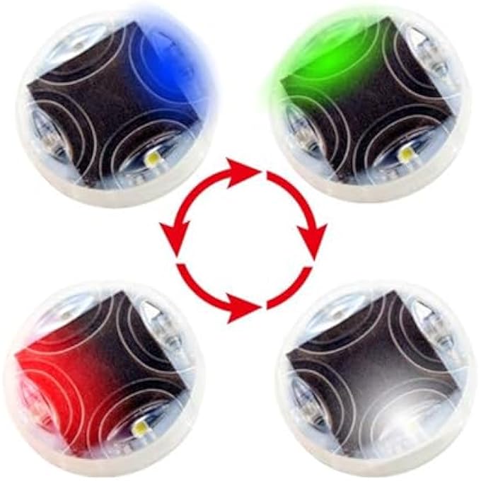 Tazweeq Tire Wheel Lights 4Pcs Air Valve Colorful Flashing Led Light Solar Tyre Light For Car Bicycle Motorcycle Accessories - Image 4