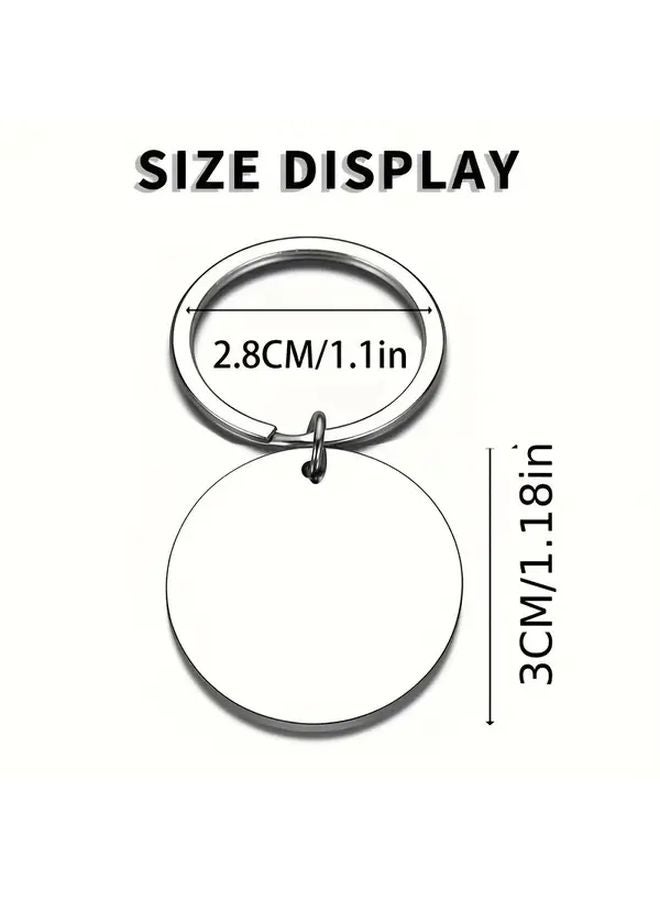 36 Pack Bee Happy Charmed Keychains Stainless Steel Anime Themed Silvery Color - Image 4