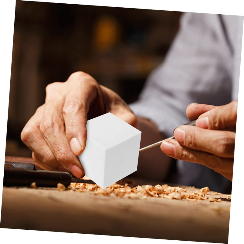 2Pcs Hand Carved Rubber Blocks for DIY Crafts Carving Material - Image 4