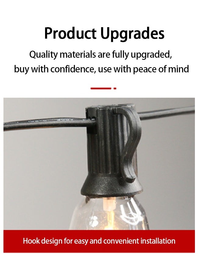 HOOPZOZA - HOOPZOZA LED Decorative String Light 25 Lamp Bulb - Image 1