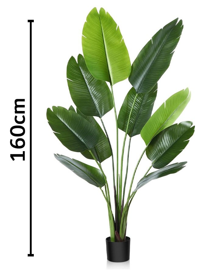 Bolivia's - Artificial Trees, Artificial Banana Tree With Perfect Faux Tropical Leaf, Lifelike Artificial Tree For Modern Home Decoration Indoor And Outdoor, Artificial Tree For Office And Housewarming - Image 1