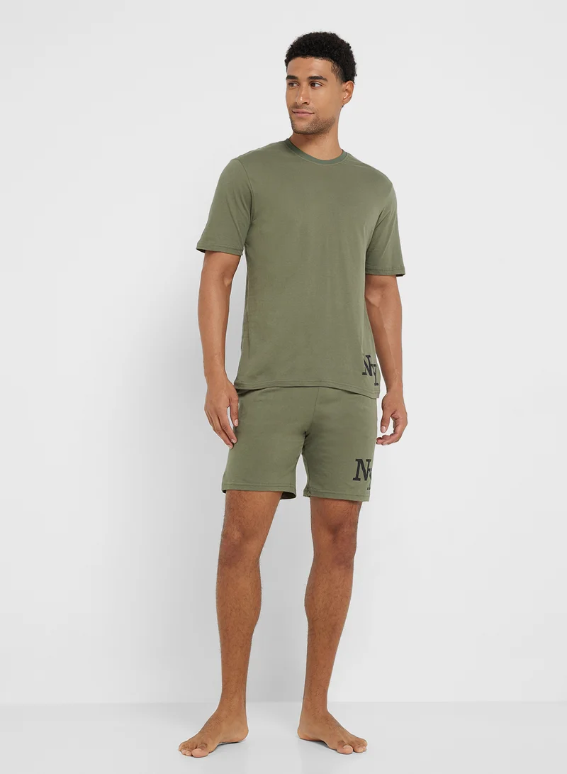 Seventy Five Nightwear T-Shirt & Shorts Sets