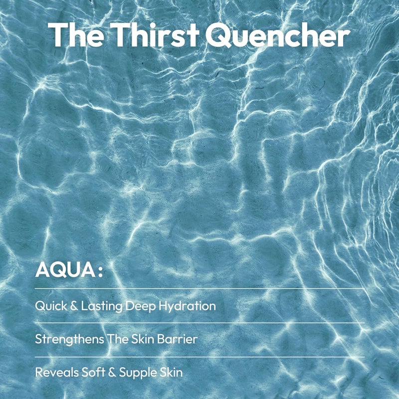 LAPCOS Aqua Sheet Mask, Hydrating Daily Face Mask with Seawater and Plankton Extract to Nourish Skin, Korean Beauty Favorite, 5-Pack - Image 2