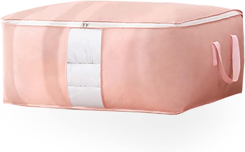 05L Clothes Storage Bag Organizer,Closet Organizer,Underbed Storage Containers with Reinforced Handle Thick Fabric for Comforters,Blankets,Foldable with Sturdy Zipper 70 * 50 * 30cm-Multi color - Image 2