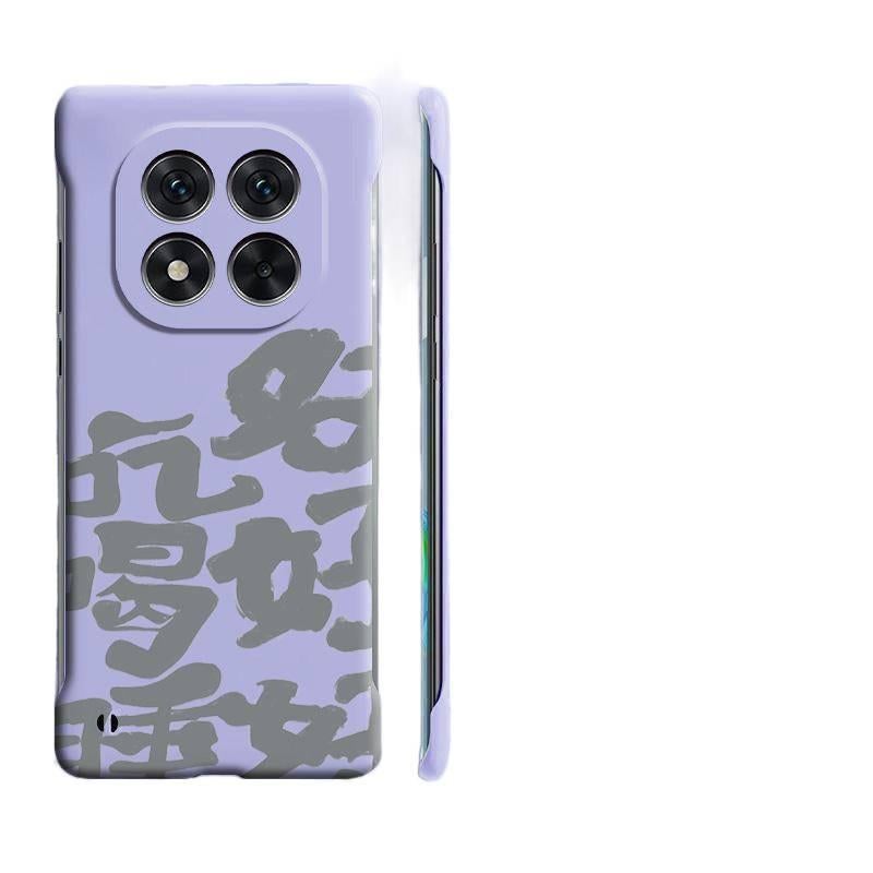 BB غطاء واقي بPC لـ Redmi Note 14 مع مقاوم للصدمات وحماية من السقوط مع مقاوم للصدمات مع تصميم بدون إطار مع قبضة مضادة للانزلاق باللون Ring Holder مضاد للانزلاق باللون الأحمر - Image 1