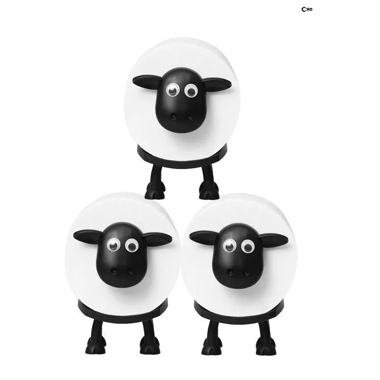 Toilet Paper Holder, 3 Pieces - Image 1