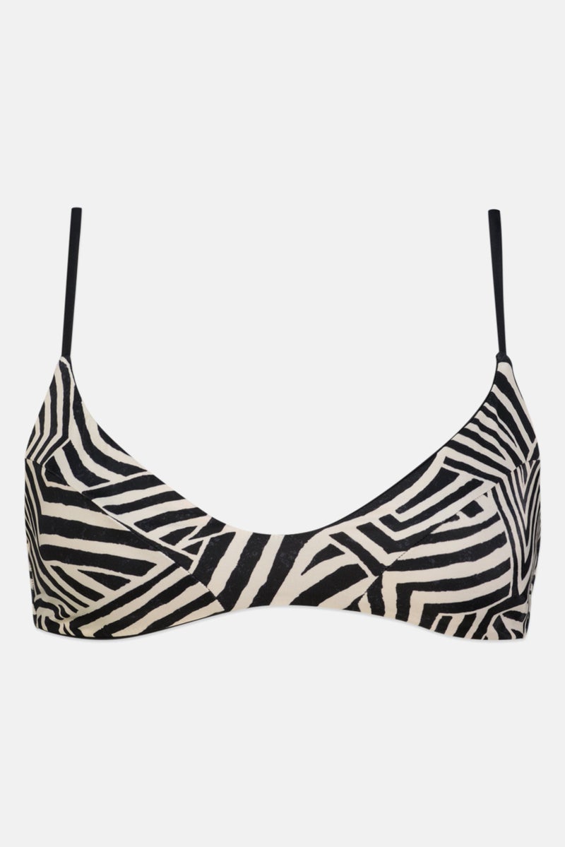 Billabong Women Allover Print Reversible Non-Padded Bikini Top, Multicolor - Image 1