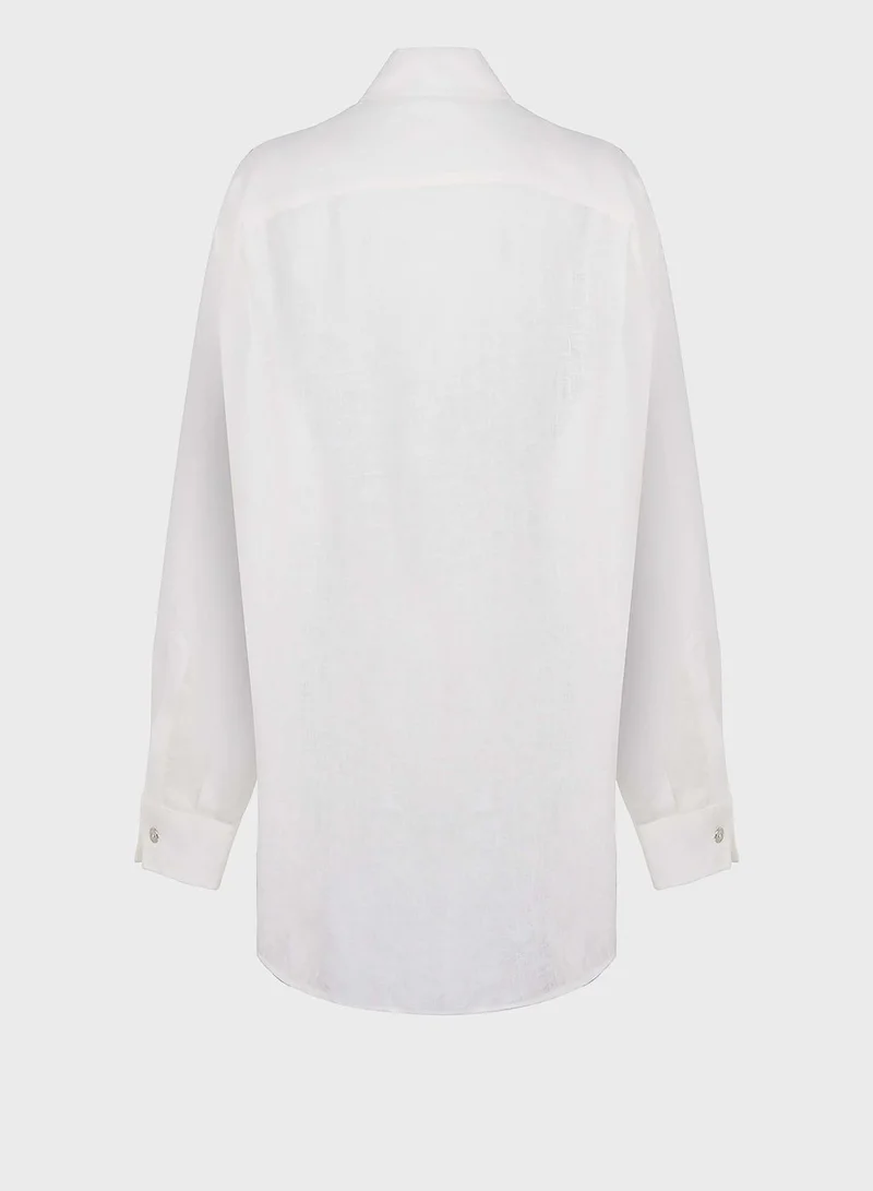 Nocturne Button Down Oversized Shirt