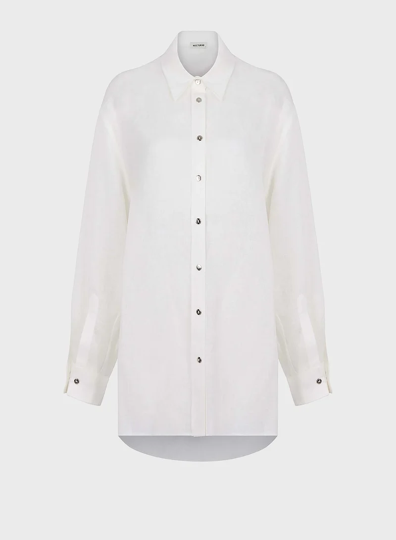 Nocturne Button Down Oversized Shirt