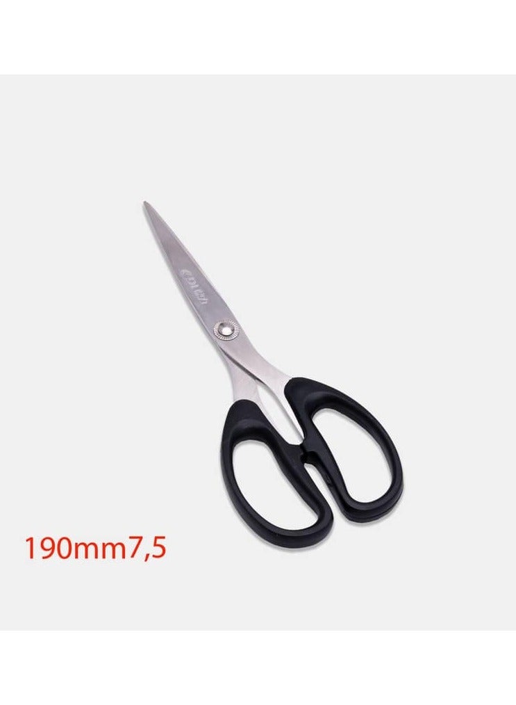 DL Multipurpose Scissors 190 mm(7.5") . Stainless Steel Blade, for Everyday Use, Good for right and left hand use. - Image 1