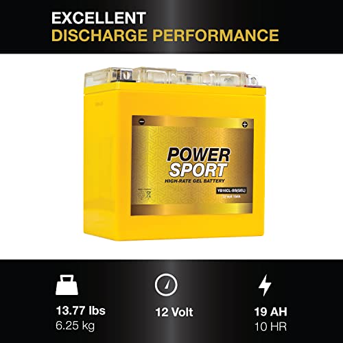 ExpertPower YB16CL-B Jet Ski GEL Battery Replacement for YAMAHA Wave Runner All CC 87-'09, Kawasaki, Polaris, ATV's - Image 5
