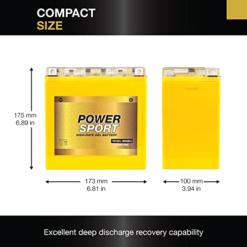 ExpertPower YB16CL-B Jet Ski GEL Battery Replacement for YAMAHA Wave Runner All CC 87-'09, Kawasaki, Polaris, ATV's - Image 2