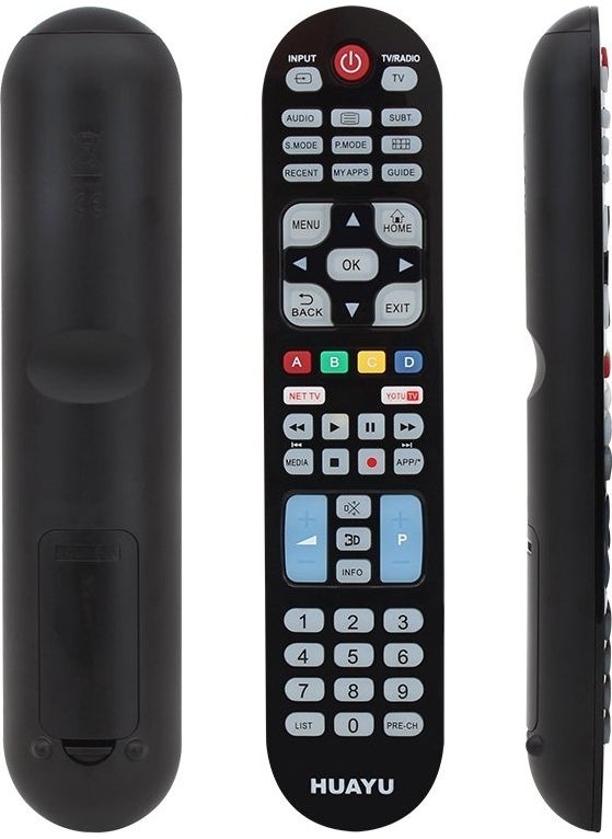 URC1515 Lg-Sony-Samsung Netflix-Youtube Button 3 In 1 Universal LCD-LED TV Remote Packaged