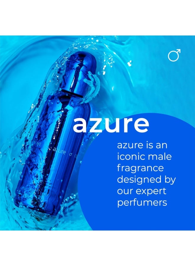 COLOUR ME Azure Perfume for Men. 100ml Eau de Parfum Men, Luxury Fragrance - Mens Aftershave, Long Lasting Fragrance for Men by Milton-Lloyd - Image 2