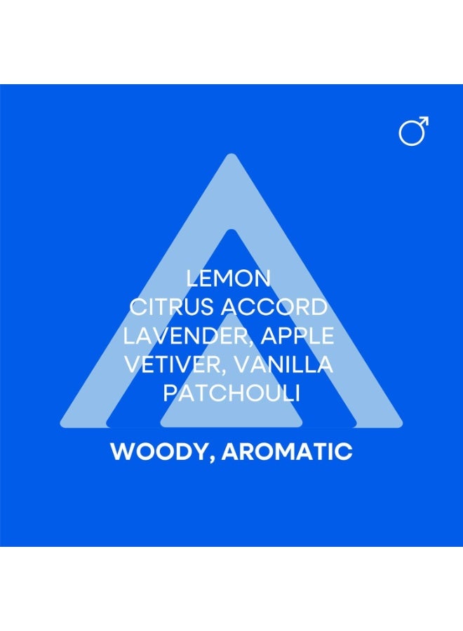 COLOUR ME Azure Perfume for Men. 100ml Eau de Parfum Men, Luxury Fragrance - Mens Aftershave, Long Lasting Fragrance for Men by Milton-Lloyd - Image 3