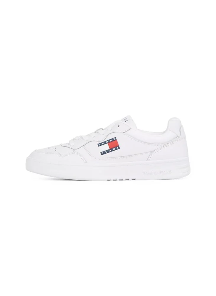 تومي جينز LEATHER TRAINERS