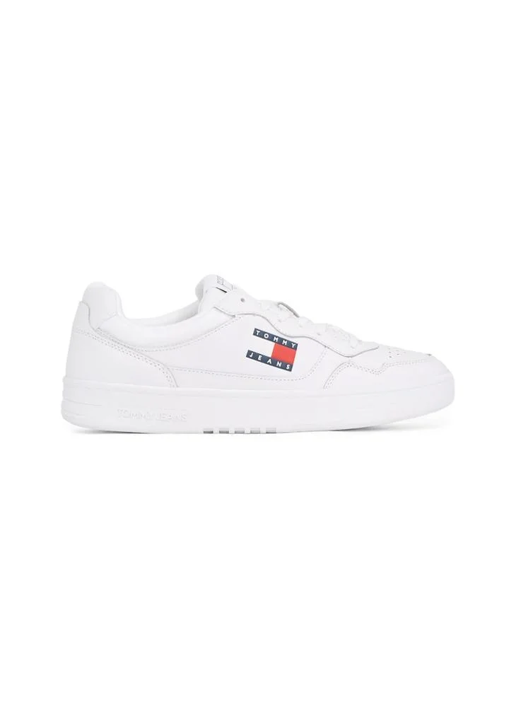 تومي جينز LEATHER TRAINERS