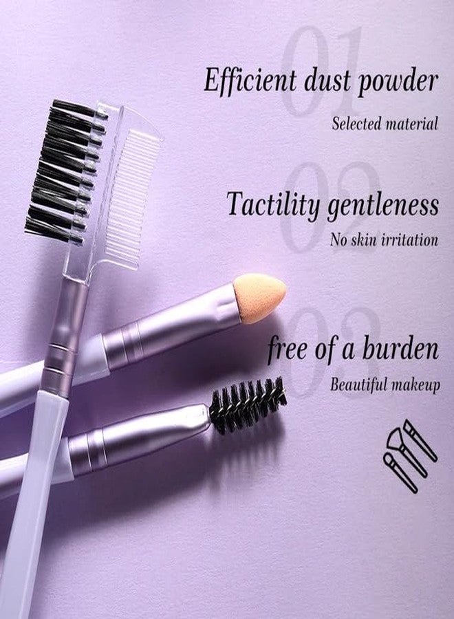 BANIRA Face & Eye Synthetic Bristle Makeup Brush Set Of 6PCS MULTICOLOR - Image 4