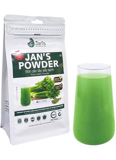 Jans Pure Organic Jan Celery Powder, Effortlessly Supports Weight Loss, Targeting Excess Waist Fat with Fast-Burning Properties with Calcium, Magnesium, Vitamin K, and Vitamin E, 100g. 