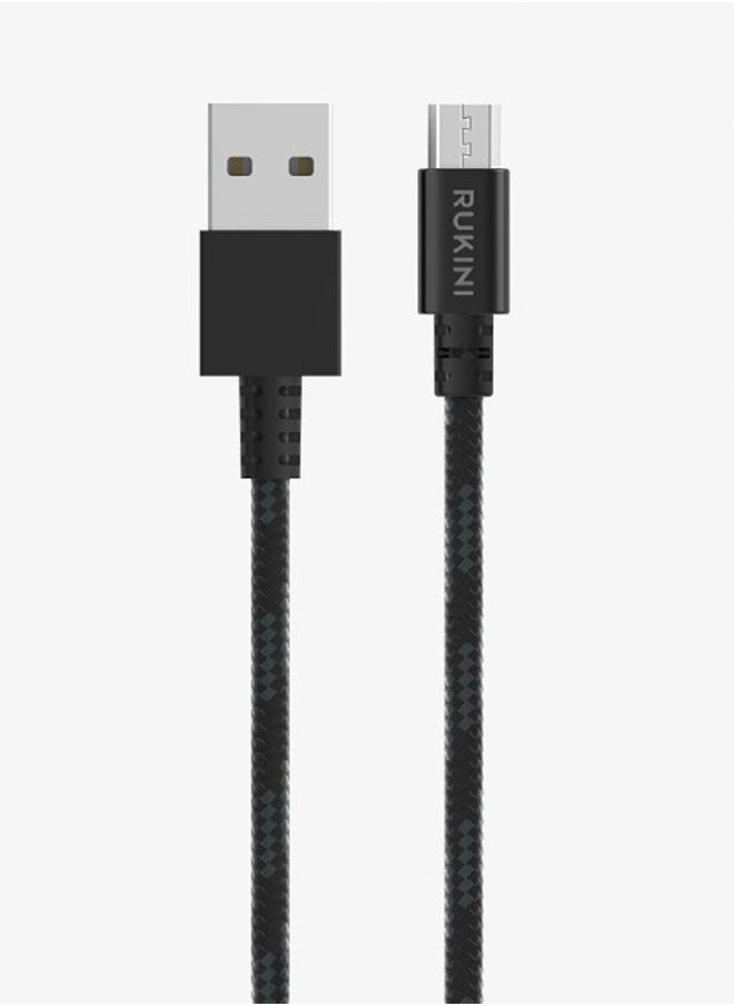 RUKINI Rukini Usb to Type C fabric cable, anti-cut - size 1 meter  - Image 1