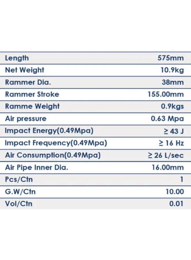 Crown APT DW30201 10kg Air Demolition Hammer - Image 2