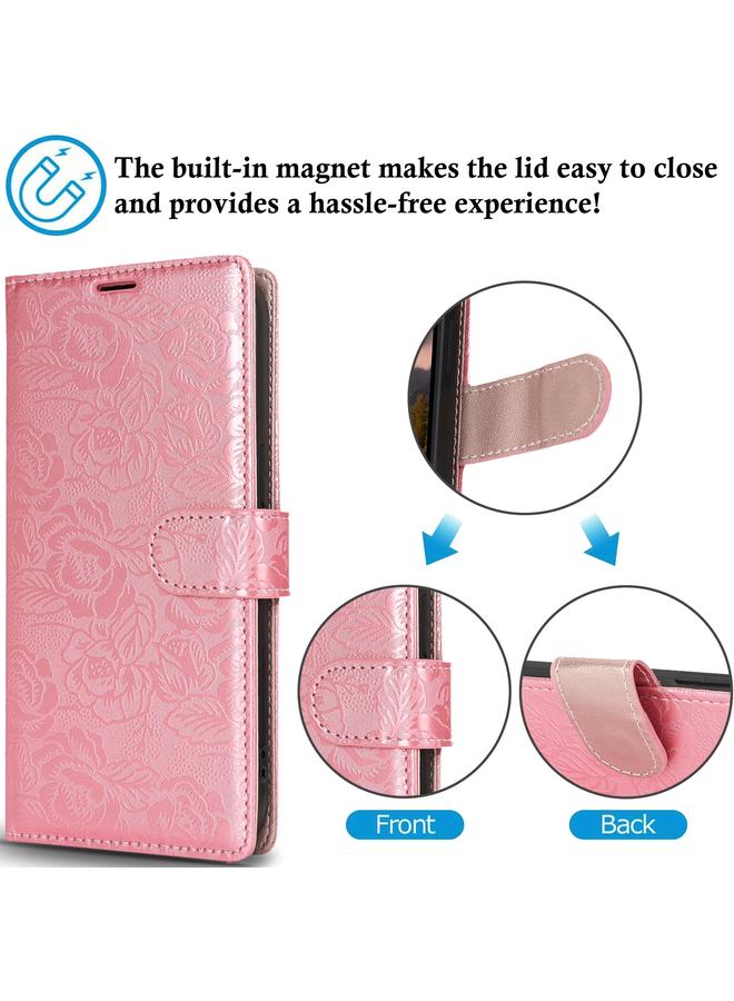 اس-توب جراب هاتف جلدي مطبوع عليه زهور الفاوانيا لهاتف Samsung Galaxy A05 - Image 3