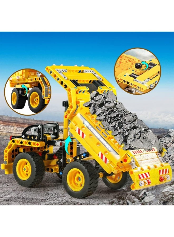 Loquat Building Toy 2 In 1 Technic Truck Airplane Construction Engineering Kit City Building Set Educational Toy Gift - Image 3