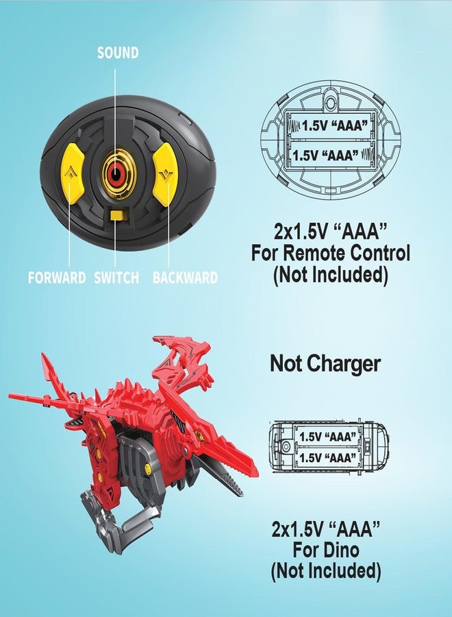 ThinkerPlace مجموعة بناء نموذج ديناصور بتيروصور يعمل بالتحكم عن بعد من ThinkerPlace | ديناصور يعمل بالتحكم عن بعد | تعلم العلوم والتكنولوجيا والهندسة والرياضيات: تعرف على التكنولوجيا اللاسلكية | لعبة تعليمية للأطفال من عمر 6 سنوات فما فوق - Image 4