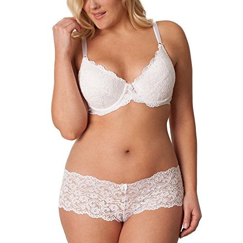 Smart & Sexy Women's Signature Lace Push-up Bra, White, 36C - Image 2