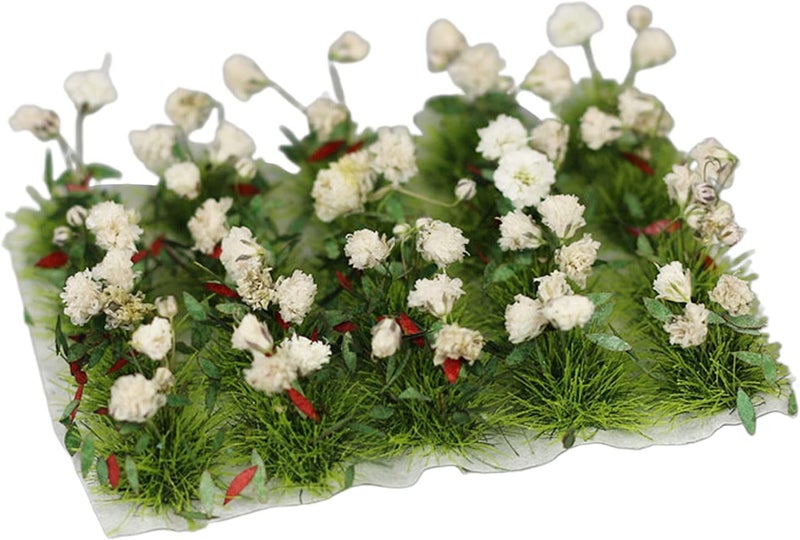 كلاراكو مجموعة زهور مصغرة يمكنك صنعها بنفسك، نموذج سكة حديد، حديقة خيالية، منظر طبيعي مصغر، مواد بناء عشبية، ديكور، ديوراما، غاردينيا - Image 3