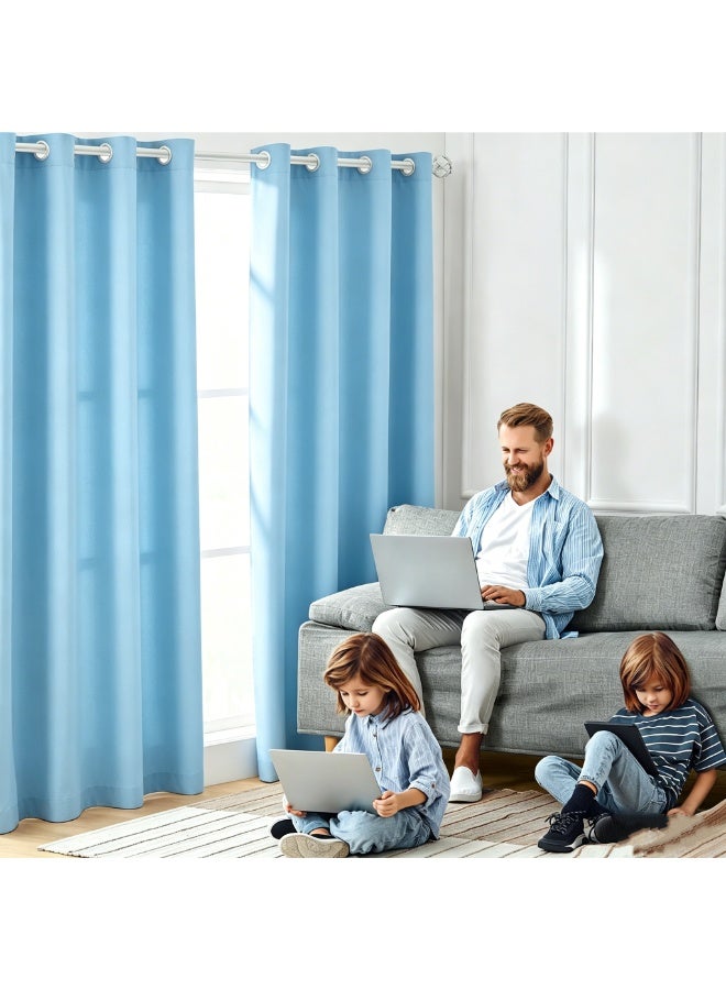 KYD 1 Panel Blackout Curtains,Darkening Curtains Decorative Blackout Curtains, Thermal Insulated Room Darkening Curtains for Bedroom Living Room - Image 2
