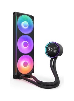 NZXT Kraken Elite 360 RGB (2024) AIO Liquid CPU Cooler, 360mm Radiator, 2.72" IPS 60Hz LCD Display, F360 RGB Core Fan, 75.12 CFM Airflow, 2400 RPM Fan Speed, Fluid Dynamic Bearing, Black | RL-KR36E-B2  - Image 2