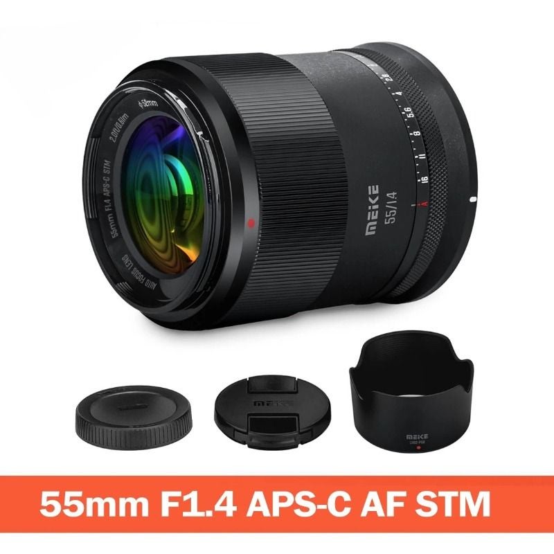 Meke MeiKe AF 55mm F1.4 Aps-c Large Aperture Autofocus STM Portrait Lens for Sony E-Mount - Image 2