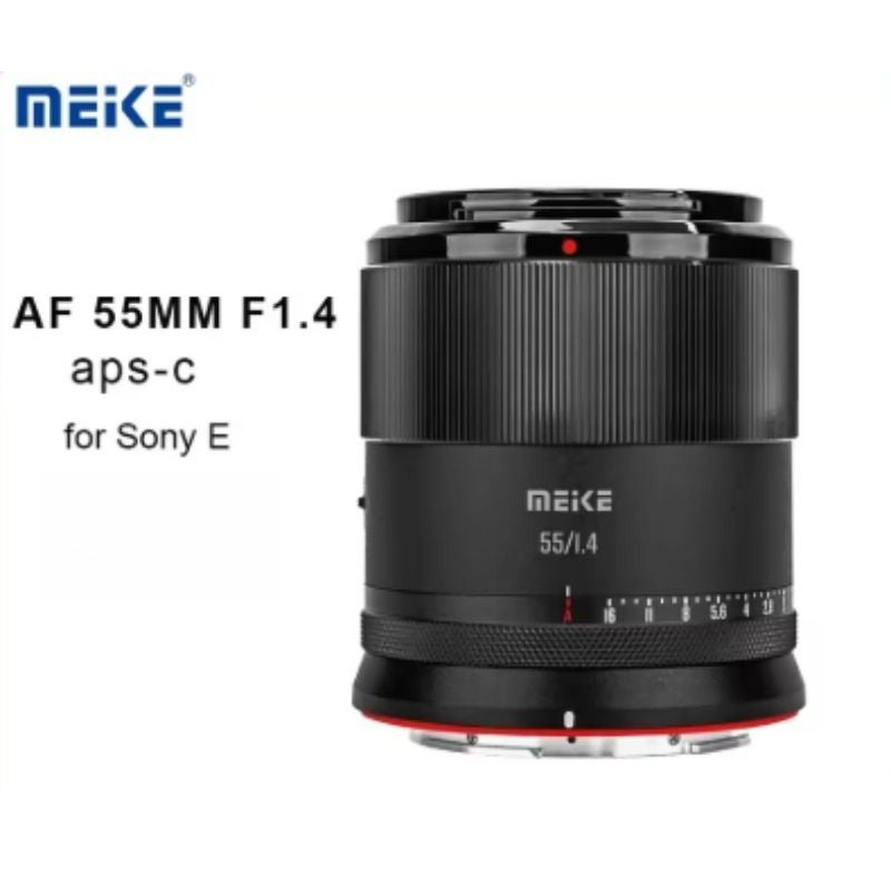 Meke MeiKe AF 55mm F1.4 Aps-c Large Aperture Autofocus STM Portrait Lens for Sony E-Mount - Image 1